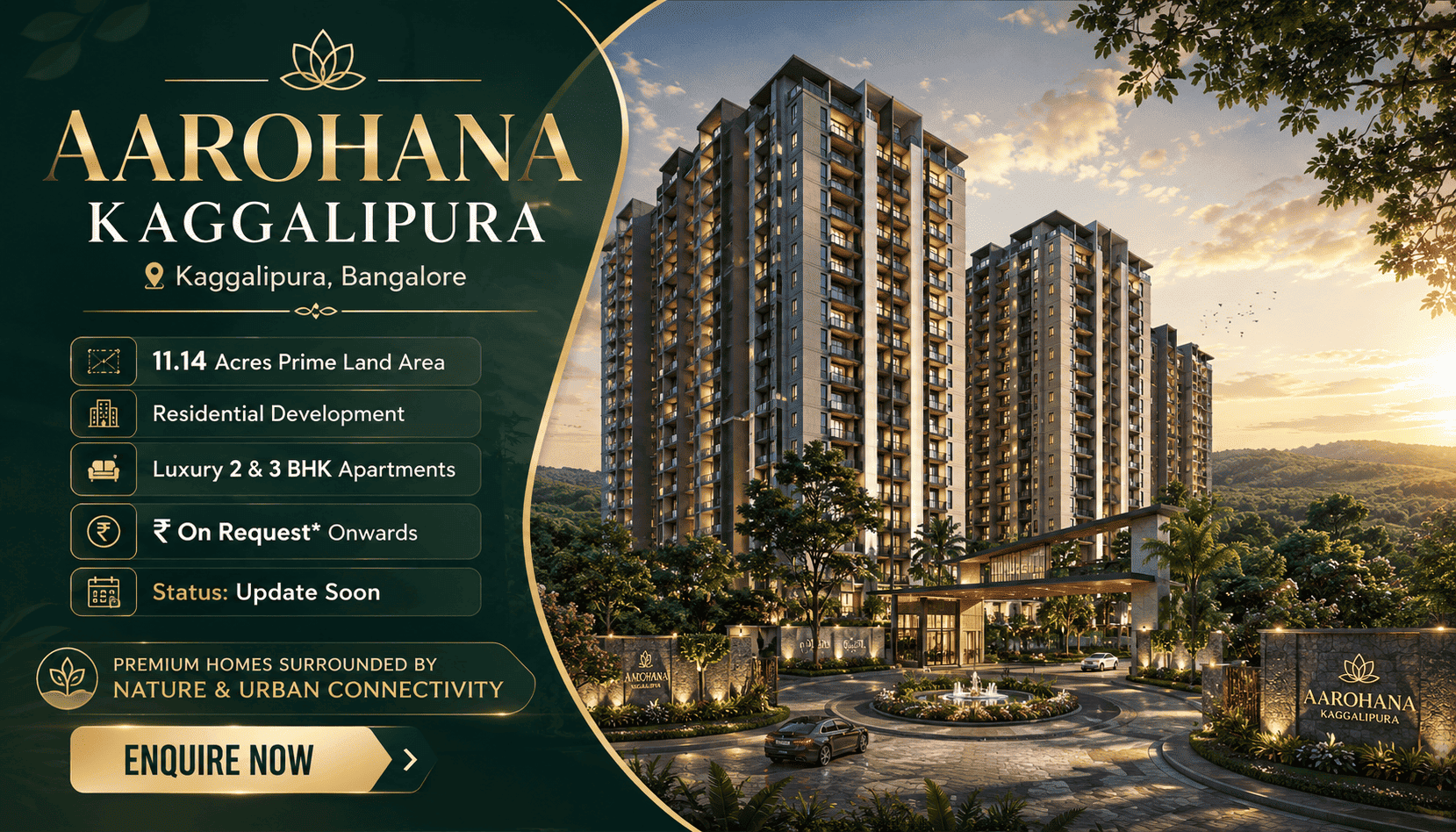 Aarohana Kaggalipura Luxury Apartments